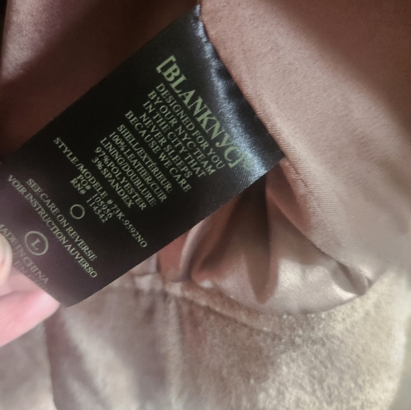 Blank NYC Suede Leather Moto Jacket - Picture 7 of 7